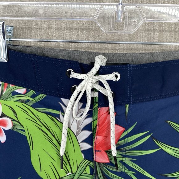 Boston Red Sox Hurley 47 Board Shorts 34 MLB Hawaiian Phantom Tropics 5.5" - Picture 4 of 12